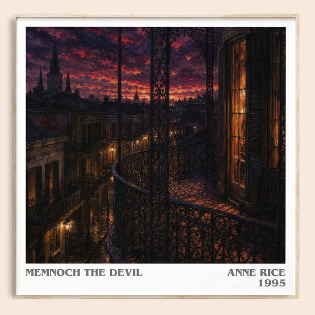 Memnoch The Devil Literary Art Print by Anne Rice