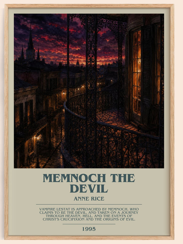 Memnoch The Devil Bookish Wall Art by Anne Rice