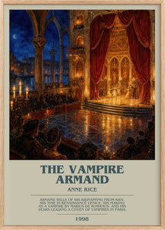 The Vampire Armand Bookish Wall Art by Anne Rice