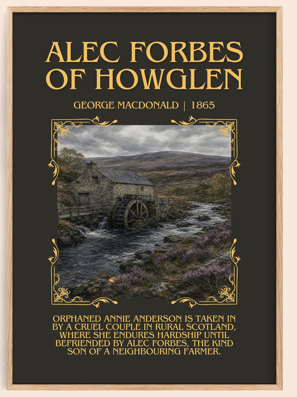 Alec Forbes Of Howglen Minimalist Book Poster by George Macdonald – book poster