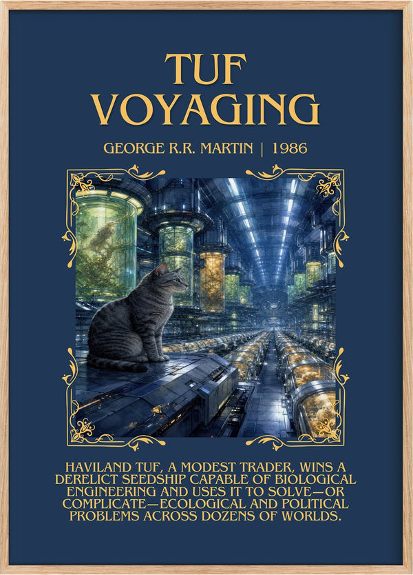 Tuf Voyaging Minimalist Book Poster by George R.R. Martin
