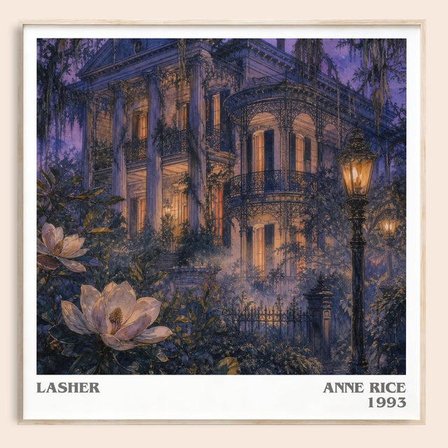Lasher Literary Art Print by Anne Rice
