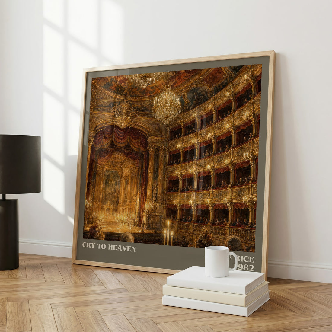 Cry To Heaven literary art print colour and style options – Anne Rice book art