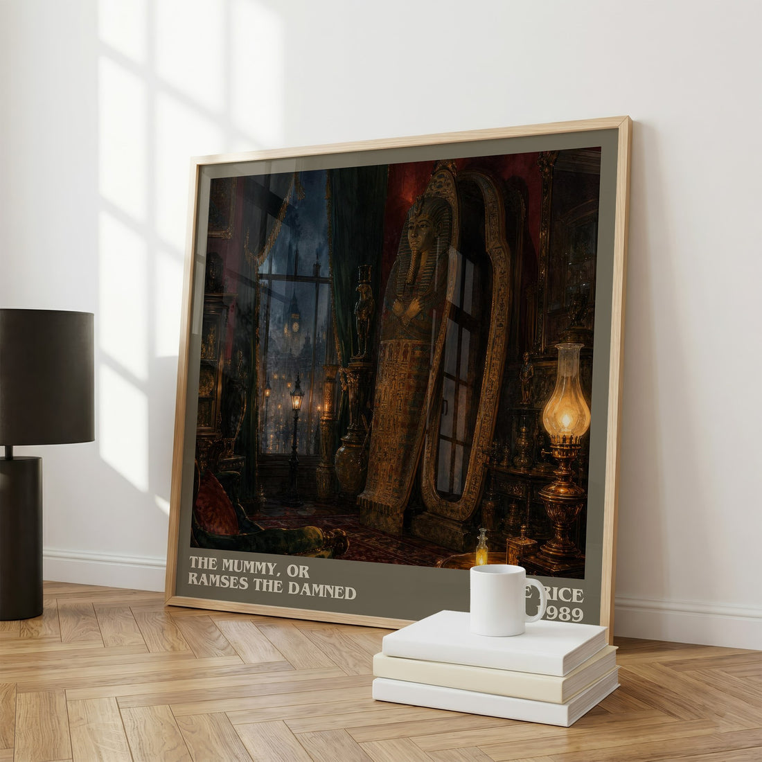 The Mummy, Or Ramses The Damned literary art print colour and style options – Anne Rice book art