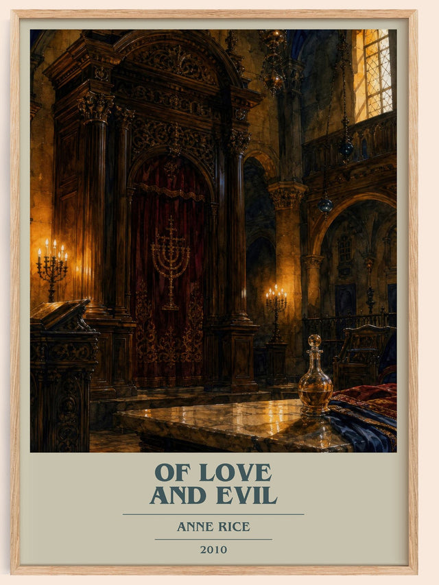 Of Love And Evil Book Cover Poster by Anne Rice