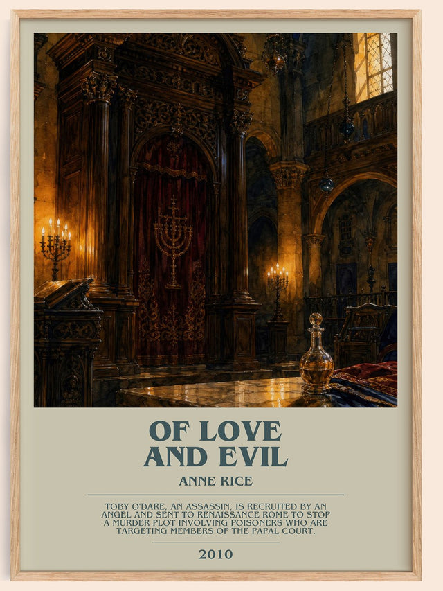 Of Love And Evil Bookish Wall Art by Anne Rice