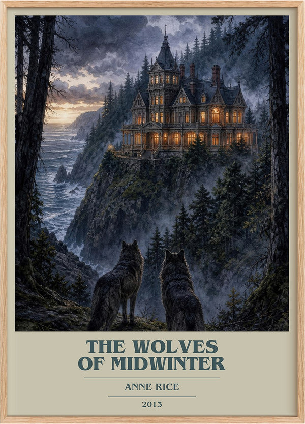 The Wolves Of Midwinter Book Cover Poster by Anne Rice