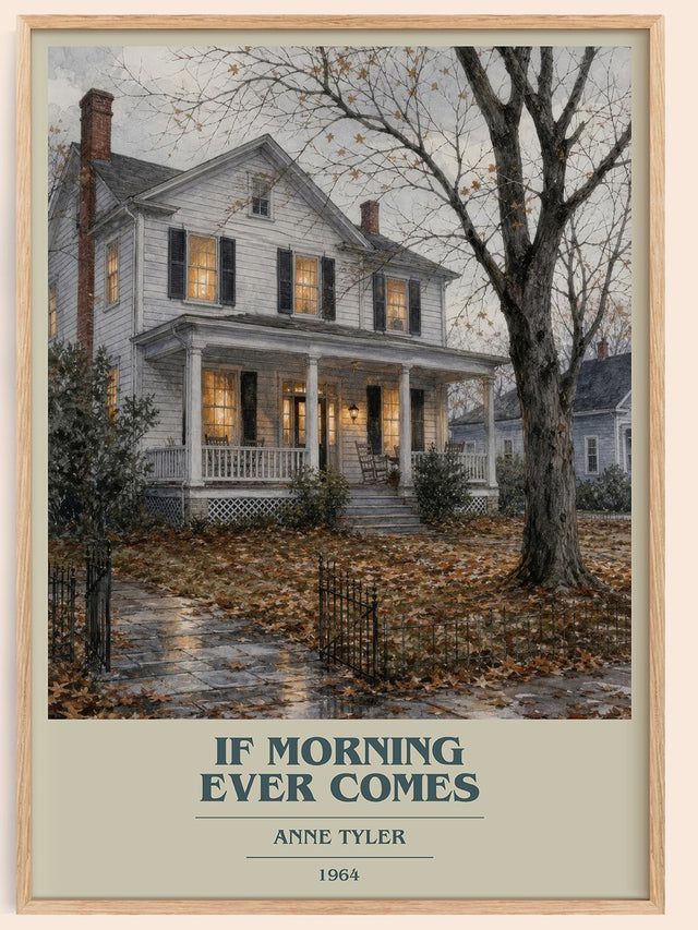 If Morning Ever Comes Book Cover Poster by Anne Tyler
