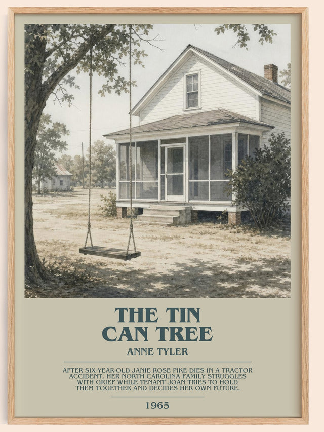 The Tin Can Tree Bookish Wall Art by Anne Tyler