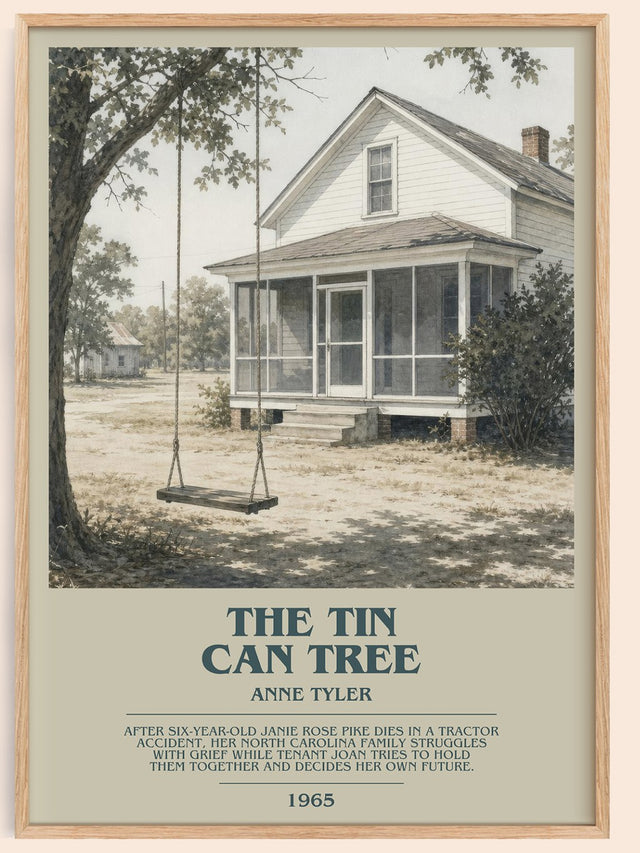 The Tin Can Tree Bookish Wall Art by Anne Tyler