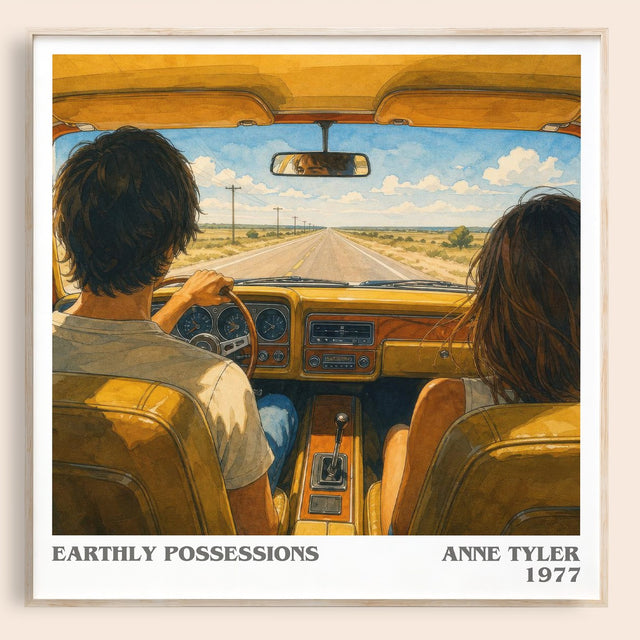 Earthly Possessions Literary Art Print by Anne Tyler