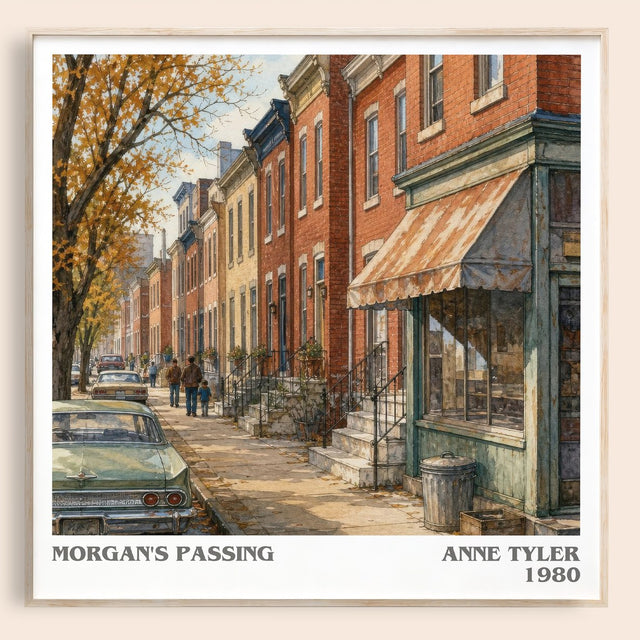 Morgan'S Passing Literary Art Print by Anne Tyler