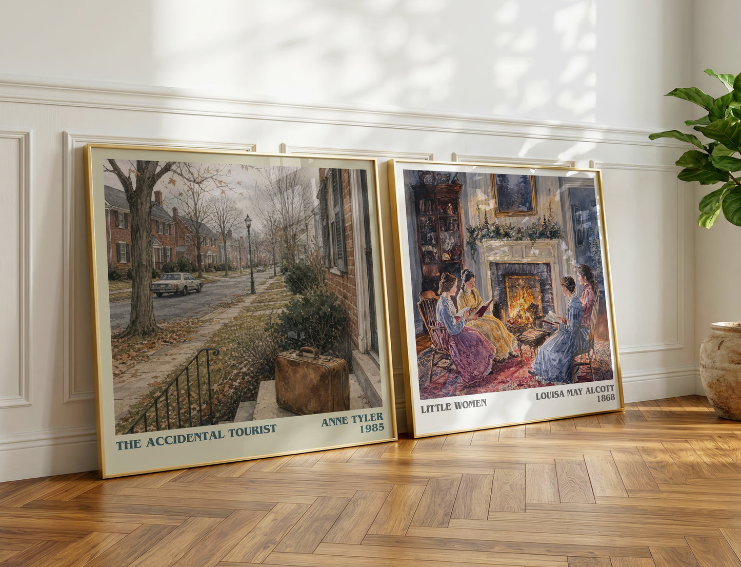 The Accidental Tourist literary print on bookshelf – Anne Tyler fan gift