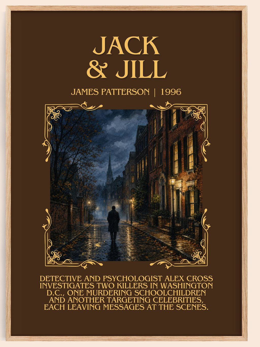 Jack & Jill Minimalist Book Poster by James Patterson – book poster