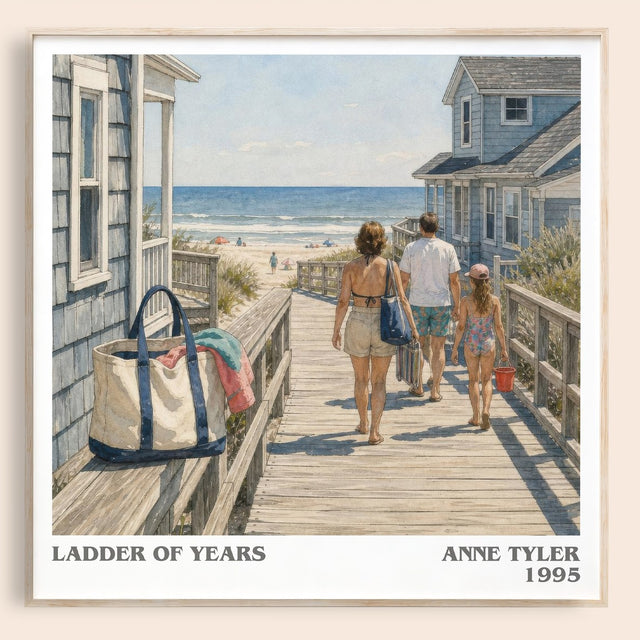 Ladder Of Years Literary Art Print by Anne Tyler