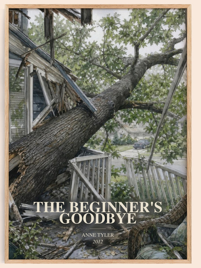 The Beginner'S Goodbye Book Watercolour Illustration by Anne Tyler