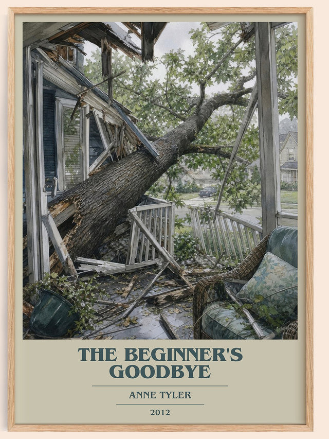 The Beginner'S Goodbye Book Cover Poster by Anne Tyler