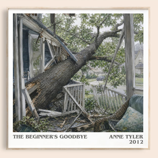 The Beginner'S Goodbye Literary Art Print by Anne Tyler