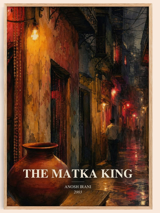 The Matka King Book Watercolour Illustration by Anosh Irani