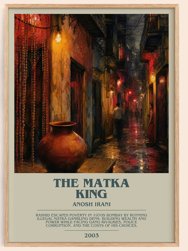 The Matka King Bookish Wall Art by Anosh Irani