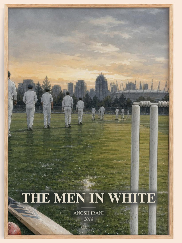 The Men In White Book Watercolour Illustration by Anosh Irani