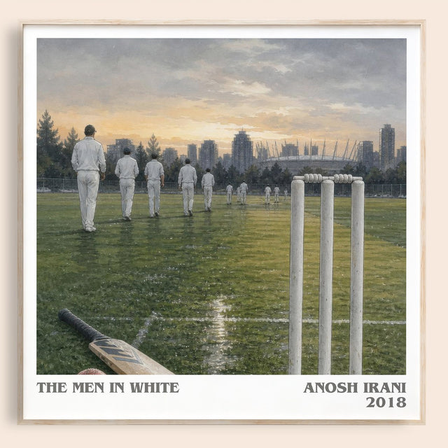 The Men In White Literary Art Print by Anosh Irani