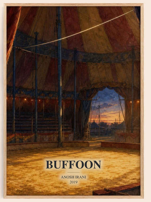 Buffoon Book Watercolour Illustration by Anosh Irani