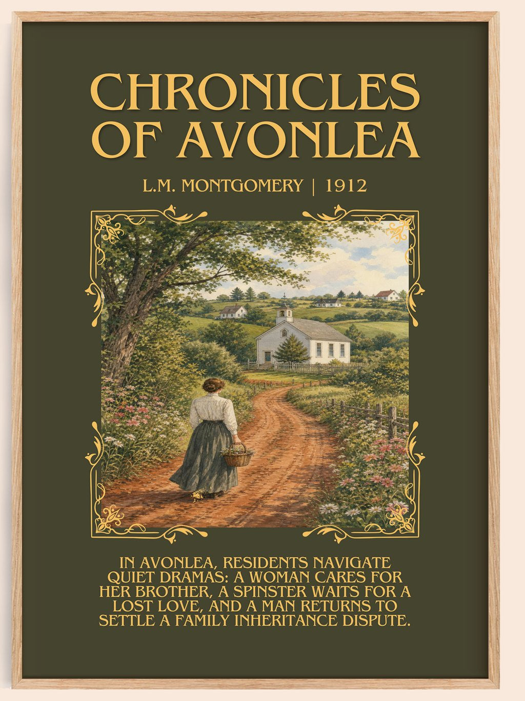 Chronicles Of Avonlea Minimalist Book Poster by L.M. Montgomery – book poster