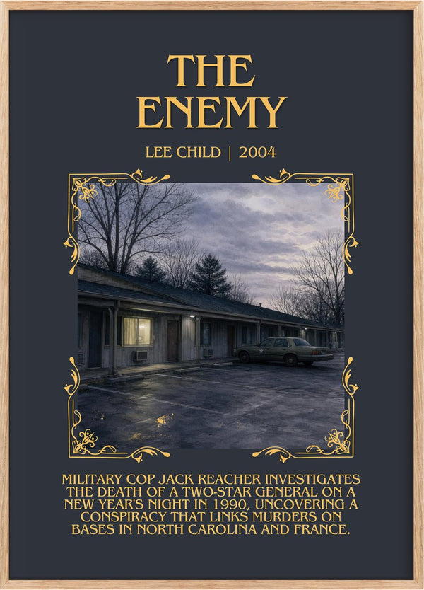 The Enemy Minimalist Book Poster by Lee Child