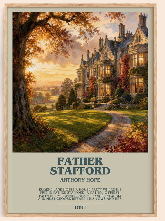 Father Stafford Bookish Wall Art by Anthony Hope