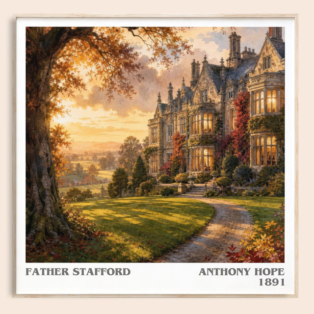Father Stafford Literary Art Print by Anthony Hope