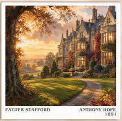 Father Stafford Literary Art Print by Anthony Hope