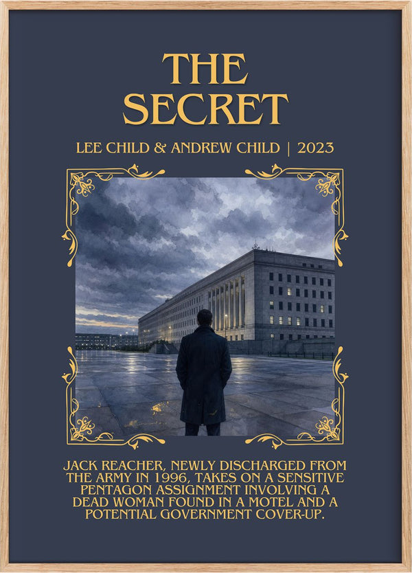 The Secret Minimalist Book Poster by Lee Child & Andrew Child