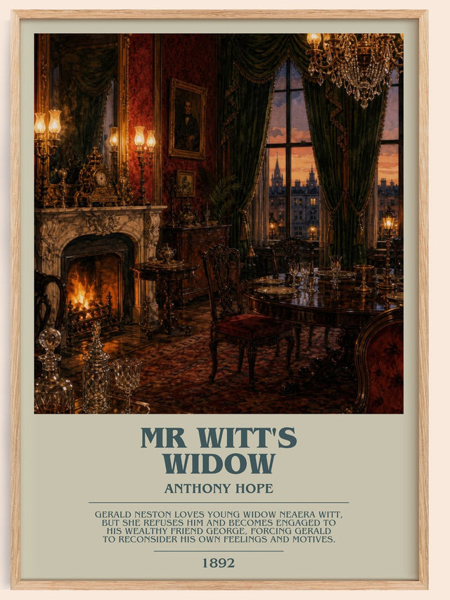 Mr Witt'S Widow Bookish Wall Art by Anthony Hope