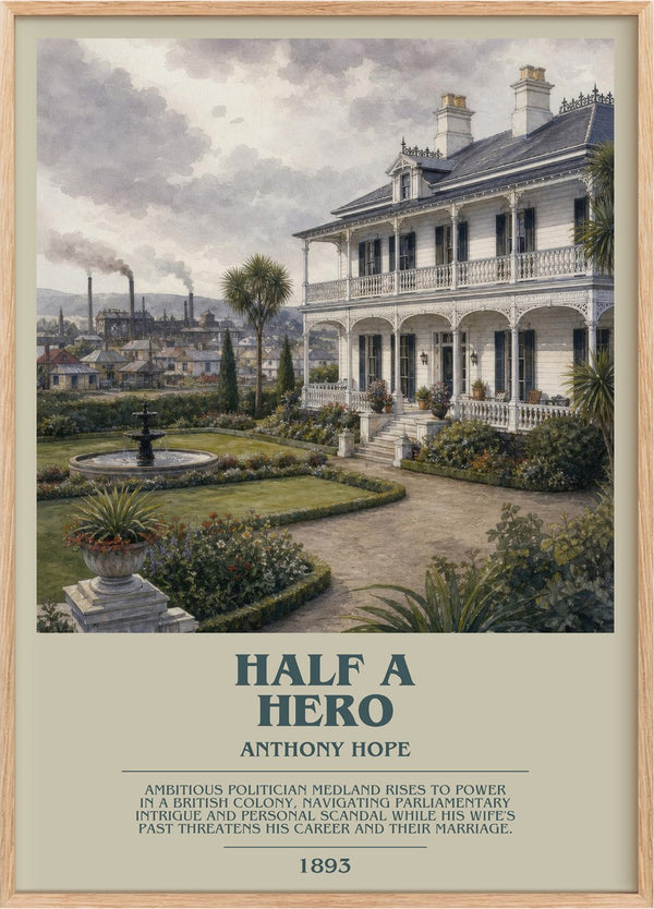 Half A Hero Bookish Wall Art by Anthony Hope