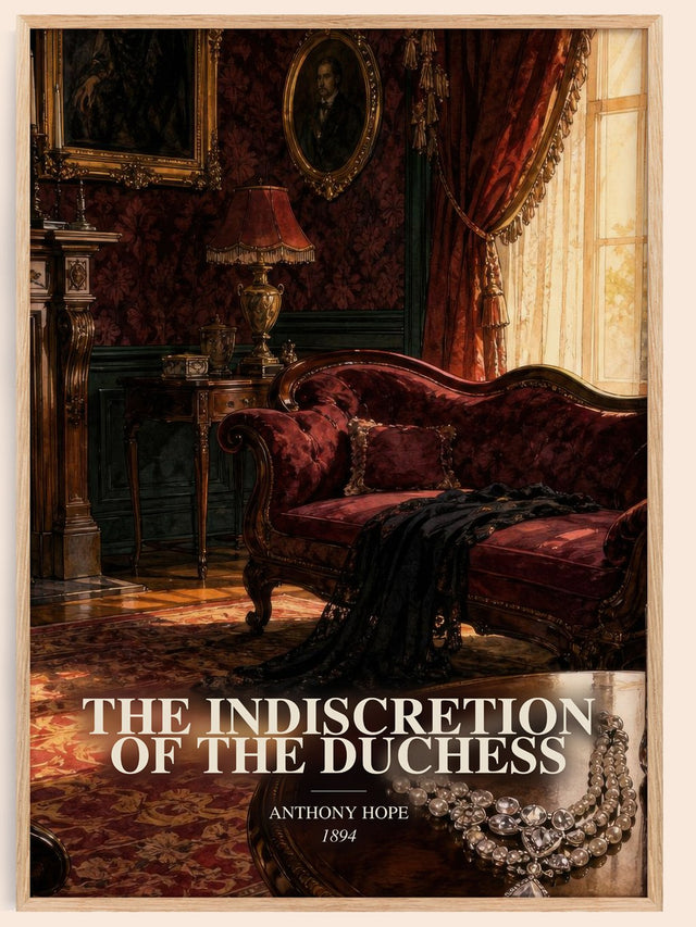 Indiscretion Of The Duchess Book Watercolour Illustration by A. Hope