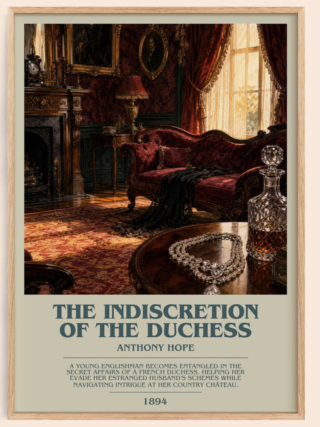 The Indiscretion Of The Duchess Bookish Wall Art by Anthony Hope