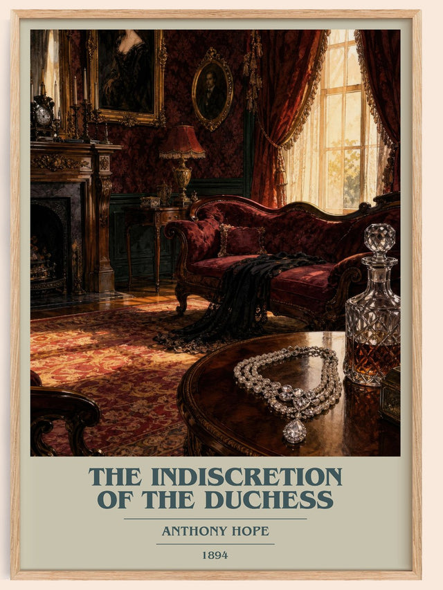 The Indiscretion Of The Duchess Book Cover Poster by Anthony Hope