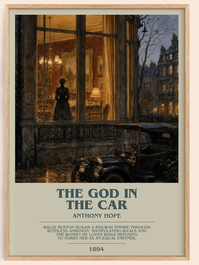 The God In The Car Bookish Wall Art by Anthony Hope