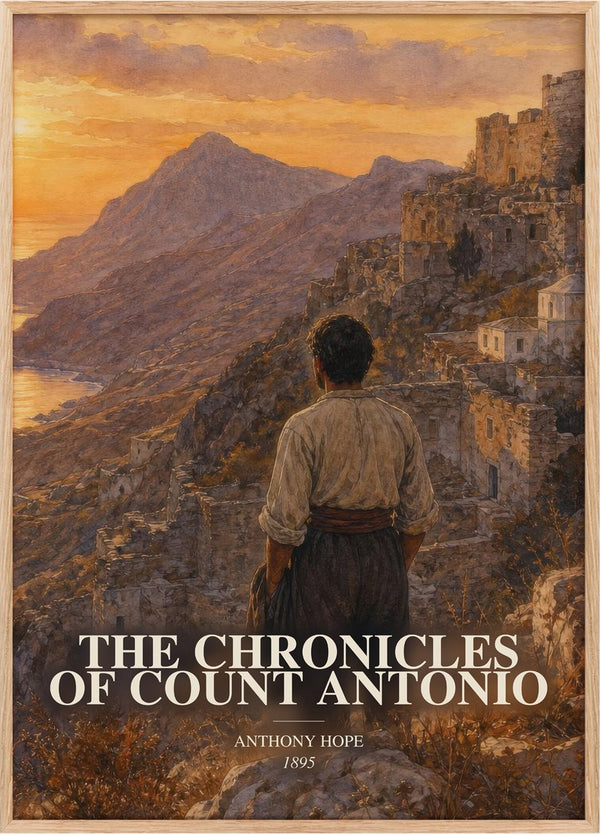 Chronicles Of Count Antonio Book Watercolour Illustration by A. Hope