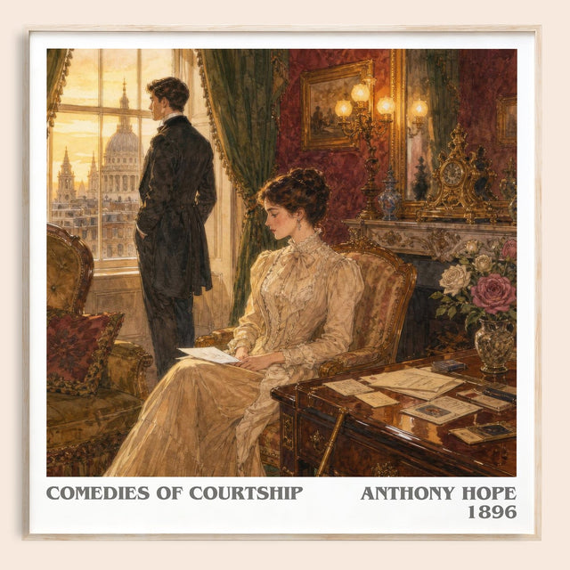 Comedies Of Courtship Literary Art Print by Anthony Hope