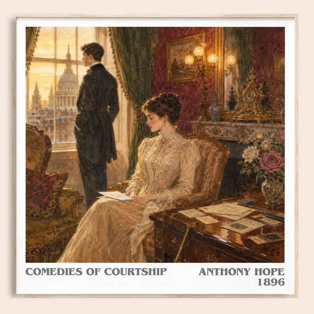 Comedies Of Courtship Literary Art Print by Anthony Hope