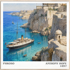 Phroso Literary Art Print by Anthony Hope