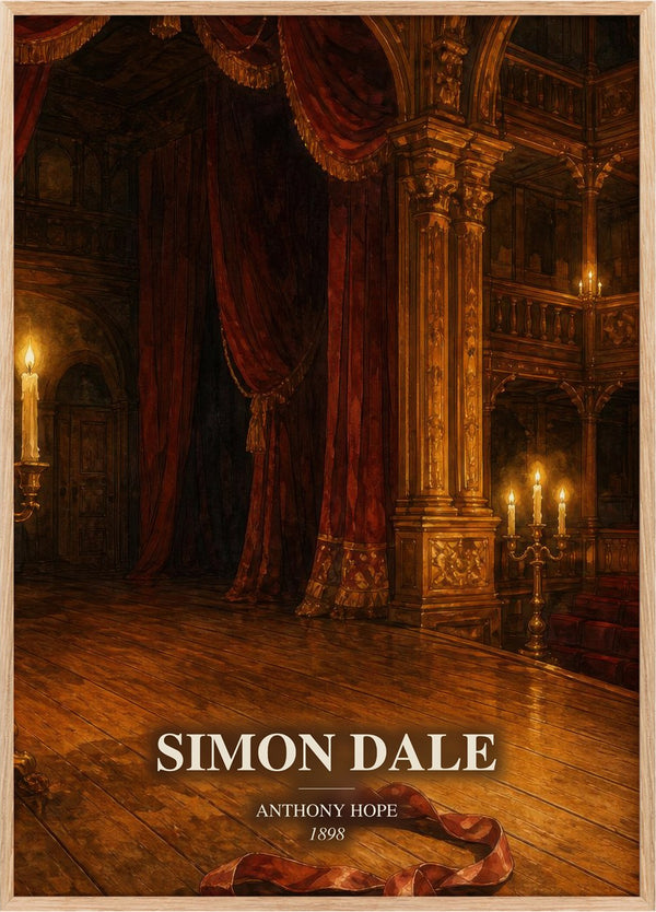 Simon Dale Book Watercolour Illustration by Anthony Hope
