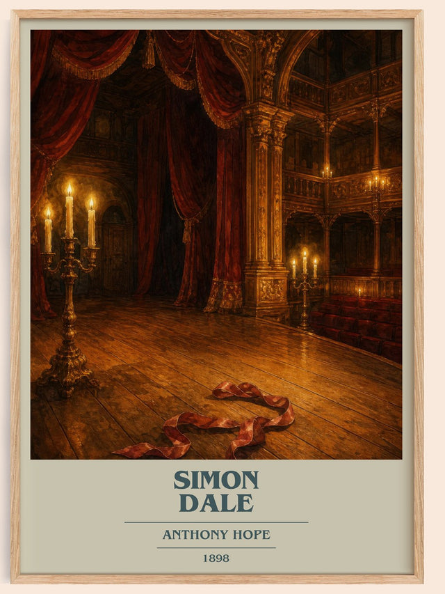 Simon Dale Book Cover Poster by Anthony Hope