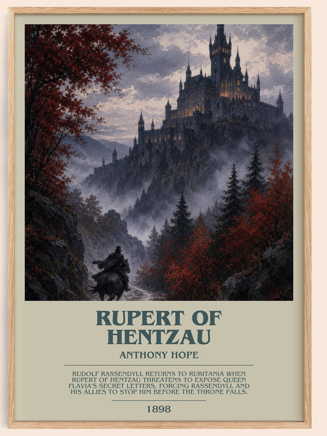 Rupert Of Hentzau Bookish Wall Art by Anthony Hope