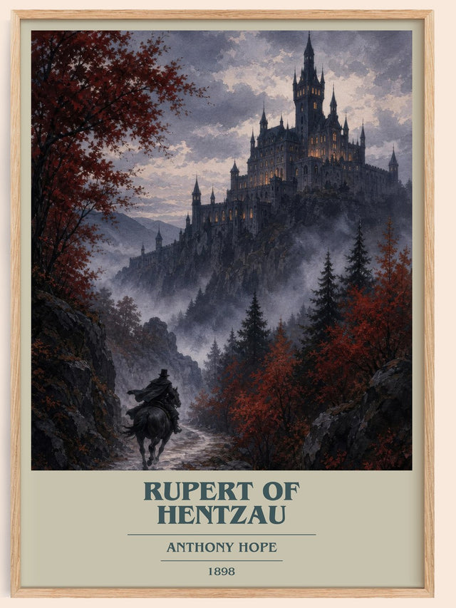 Rupert Of Hentzau Book Cover Poster by Anthony Hope