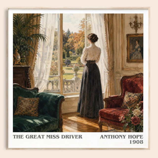 The Great Miss Driver Literary Art Print by Anthony Hope