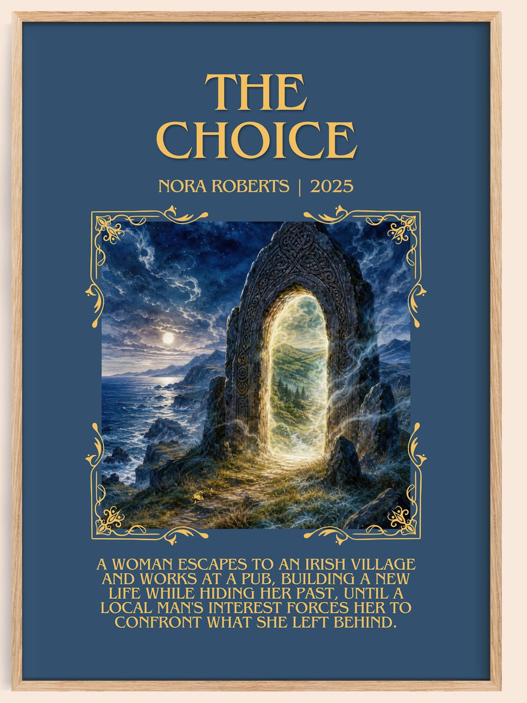 The Choice Minimalist Book Poster by Nora Roberts – book poster