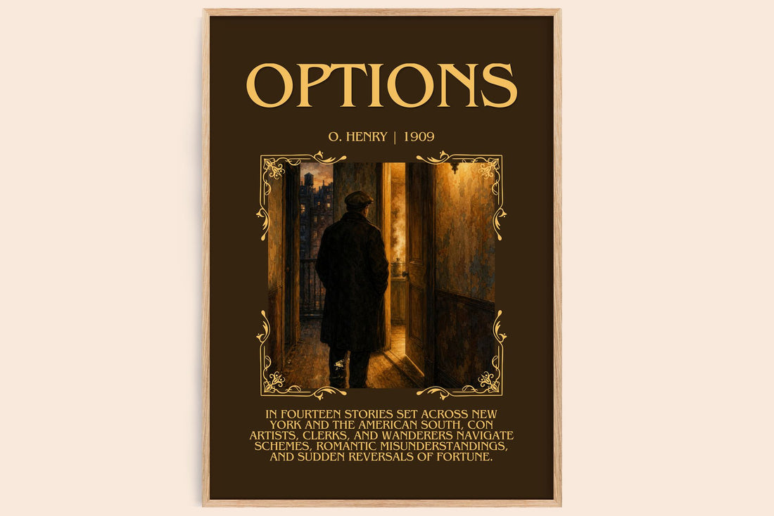 Options Minimalist Book Poster by O. Henry – book poster
